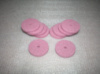 Шлифовальные насадки круг 20 мм розовый