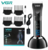 Машинка для стрижки VGR V-049, 15 Вт (Бритва, триммер волос головы, усов и бороды, с подставкой)