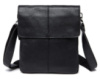 Кожаный мужской мессенджер Vintage 14884 Черный