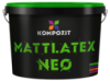 Краска интерьерная MATT LATEX NEO, 1,4 кг, Глубоко-матовый, Белый