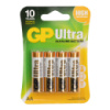 Батарейка GP ULTRA ALKALINE 1.5V 15AU-U4 лужна, LR6, АА (4891199027598)