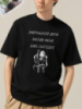 Футболка з мерчем чорна - 58-163
