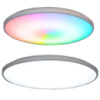 Стельовий світильник Ceiling Lamp Smart з RGB-підсвічуванням та пультом керування • LED люстра 24 Вт для сучасного інтер'єру