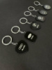 Брелок для авто ключів mettal black (BMW, Audi, Volkswagen, Mercedes-Benz, Porsche, Toyota, Lexus)