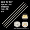 LED підсвітка TV 50« JS-D-JP500M-101EC (01112) R72-5000-024 988-14-11/3030-300-6.6/4P 1шт.