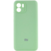 Чохол Silicone Cover Full Camera (AA) для Xiaomi Redmi A1 / A2, М'ятний / Mint - купити в SmartEra.ua