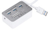 Хаб+картридер USB 3.0 COMBO 619 Aluminium