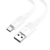 Кабель Hoco X84 USB to Type-C 1m white