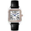 Жіночий годинник Guardo 012832-6 Silver-Rose Gold у класичному стилі з прямокутним корпусом