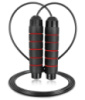 Скакалка швидкісна PowerPlay 4210 Power Weighted Jump Rope Чорна (2,7m.)