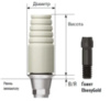 Выжигаемый абатмент с кобальт-хромовым основанием для корейских имплантов Inno, MegaGen (AnyOne), NeoBiotech