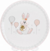 Тарелка керамическая «Веселый кролик» с золотым яйцом Ø17см