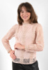 Жіноча рожева блуза