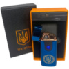 Электрическая и газовая зажигалка Украина с USB-зарядкой HL-435, зажигалки с зарядкой от usb. Цвет: синий