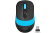 Мышь компьютерная безпроводная A4Tech Fstyler FG10 Black/Blue голубая
