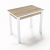 Стол обеденный раскладной Fusion furniture Ажур Белый/Дуб сонома