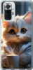 Чехол на Xiaomi Redmi Note 10 Pro White cat 5646u-2297