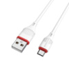 Кабель Borofone BX17 USB to MicroUSB 1m white