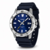 Чоловічий годинник Casio MTP-VD01-2E з синім циферблатом та мінеральним склом, водонепроникність 5 ATM