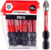 Біта SHOCKWAVE MILWAUKEE, PZ2, 50мм, (10шт), пластикова коробка