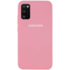 Чохол для Samsung Galaxy A41 - Silicone Cover Full Protective (AA) (Рожевий / Pink) - купити в SmartEra.ua