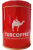 Жестяна банка Turcoffee для зберігання кави та чаю 0,5л, колір червоний