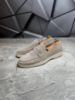 Лоферы мужские замшевые LORO PIANA BEZH Suede! Туфли мужские Лоферы бежевые! Натуральна ЗАМША!