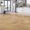 Ламінат вологостійкий KRONOTEX Herringbone 3861 Pisa Oak 32 клас 8 мм з фаскою V4