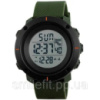 Годинник наручний чоловічий SKMEI 1213AG ARMY GREEN BIG SIZE, брендовий чоловічий годинник. Колір: зелений