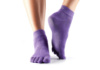 Шкарпетки для йоги ToeSox Full Toe Ankle Grip Light Purple M (39-42.5)