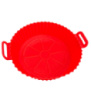 Форма в аерогриль круглая силиконовая 19391 17х17х4 см красная