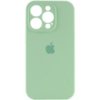 Чохол Silicone Case Full Camera Protective (AA) для Apple iPhone 15 Pro Max (6.7«), Зелений / Pistachio - купити в SmartEra.ua