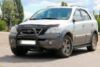 Кенгурятник QT007 Black (нерж.) для Kia Sorento I BL 2002-2009 гг