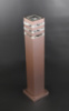 Уличный фонарь столбик 8024/60-cf Коричневый 59х14х14 см.