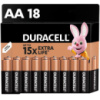 Батарейка Duracell AA лужні 18 шт. в упаковці (5000394107519 / 5006192)