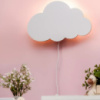 Детский настенный светильник - ночник «Облачко» 16х25 см · Лампа - бра в форме облака в детскую комнату