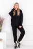 Жіночий чорний спортивний костюм