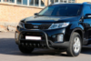 Кенгурятник WT021 Black (нерж.) для Kia Sorento II XM 2009-2014 гг