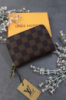 Гаманець Louis Vuitton маленький коричневий клітка