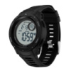 Чоловічий спортивний годинник Sanda 2125 Black-White з електронним циферблатом та підсвічуванням