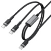 Кабель Acefast C22-02 Type-C to 2Type-C 100W black