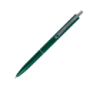 Ручка кулькова автоматична, 0,7 мм, зелений корпус, пише синім