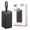 Павербанк XO PR159 60000 mAh 22.5W 3USB/Type-C PowerBank з ЛІХТАРИКОМ і швидкою зарядкою PD20W+QC22.5W