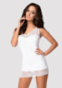 Сорочка з мереживом Obsessive Miamor chemise, Білий, L, XL, L/XL