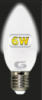 Светодиодная лампа G-TESH 6W E27 3000k свеча