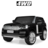 Дитячий радіокерований електромобіль Land Rover з музикою і світлом Bambi M 4175EBLRS-2 Чорний