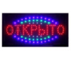 LED Светодиодная вывеска табло открыто 48X25