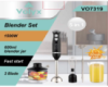 Блендер занурювальний 5в1 універсальний Blender Set VOLYX VO7319 1500W BLACK