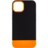 Чохол Apple iPhone 12 Pro Max - TPU+PC Bichromatic (Black / Orange) - купити в SmartEra.ua