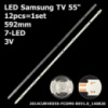 LED підсвітка Samsung TV 55« L55H9600A-CUD SVS550AA3-REV9-7LED BN96-01206A ZTA60600-AA LTA550FJ02 1шт.